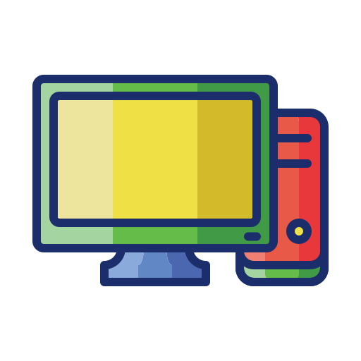 Computer Flaticons Lineal Color icon