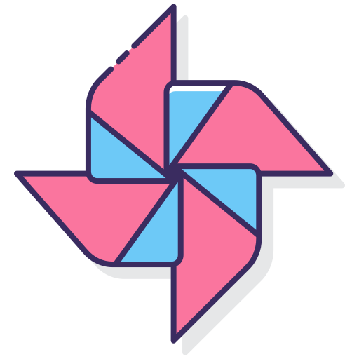 Pinwheel Flaticons Lineal Color icon
