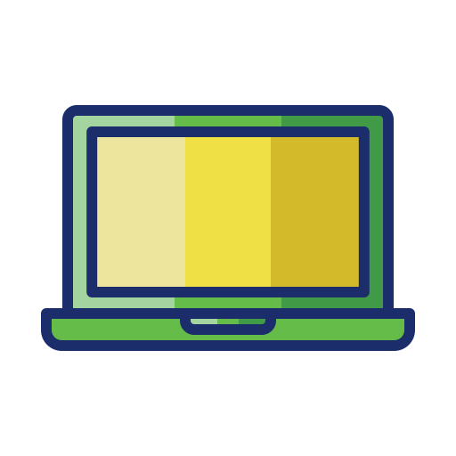 Laptop Flaticons Lineal Color icon