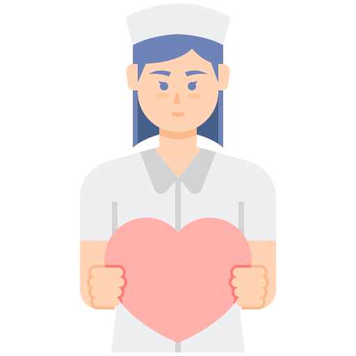 pielęgniarka Flaticons Flat ikona