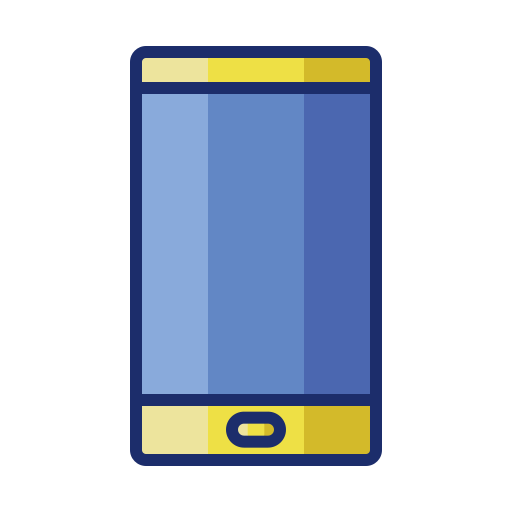 Смартфон Flaticons Lineal Color иконка