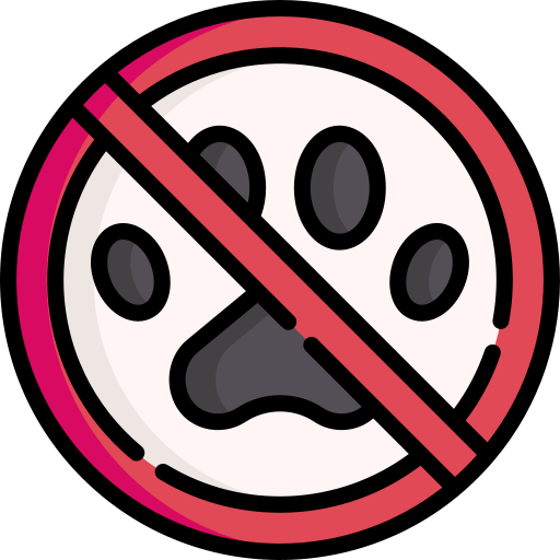 No pets Special Lineal color icon
