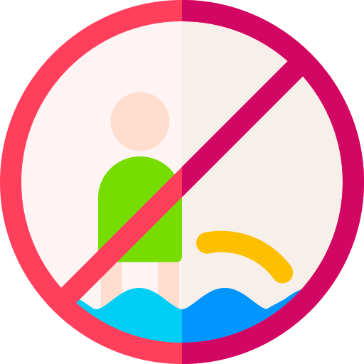 Prohibido hacer pipí Basic Rounded Flat icono