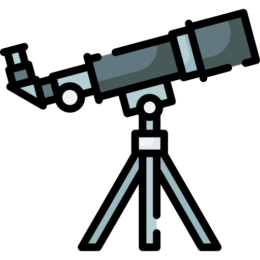 Telescopio Special Lineal color icono