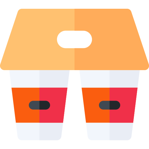 Coffee cups Basic Rounded Flat icon
