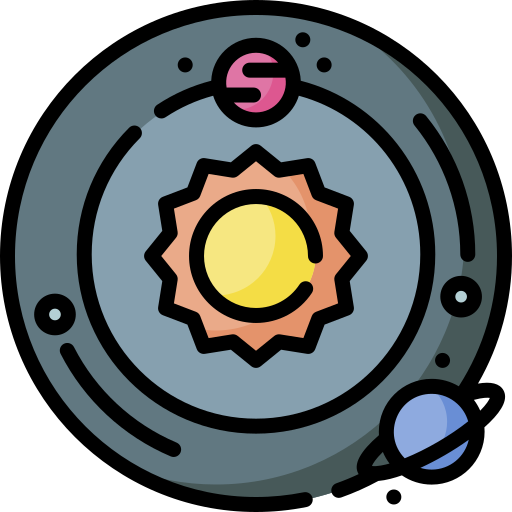 Sistema solar Special Lineal color icono