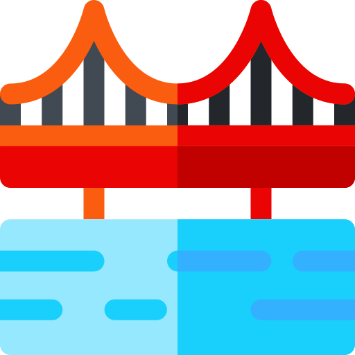 Puente Basic Rounded Flat icono