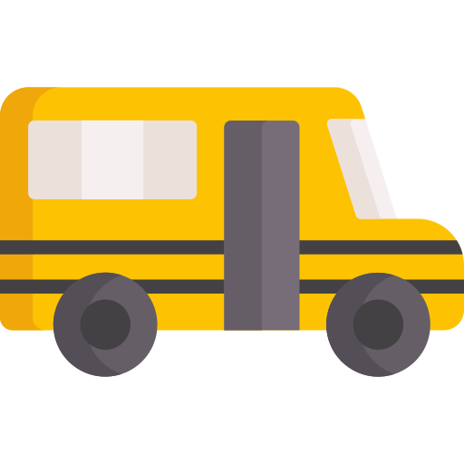 School bus Special Flat icon