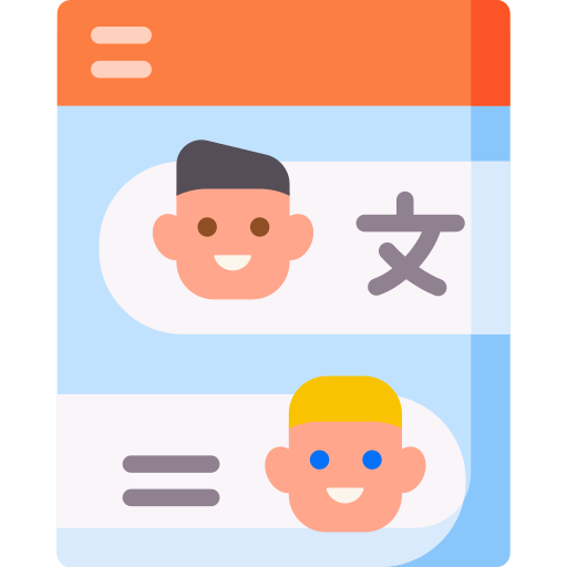 Language exchange Special Flat icon