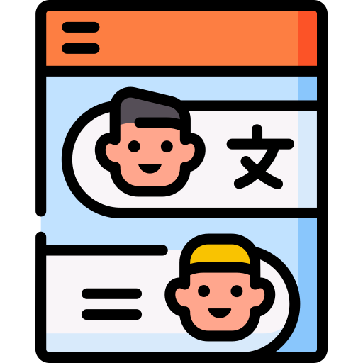 Language exchange Special Lineal color icon