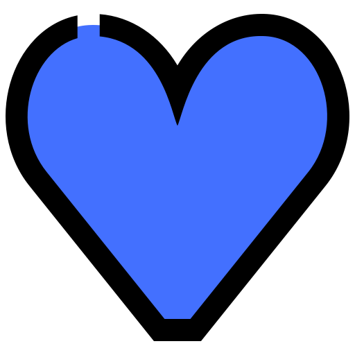 Me gusta Inipagistudio Blue icono