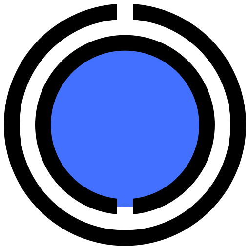 munt Inipagistudio Blue icoon