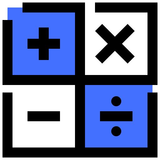 Калькулятор Inipagistudio Blue иконка