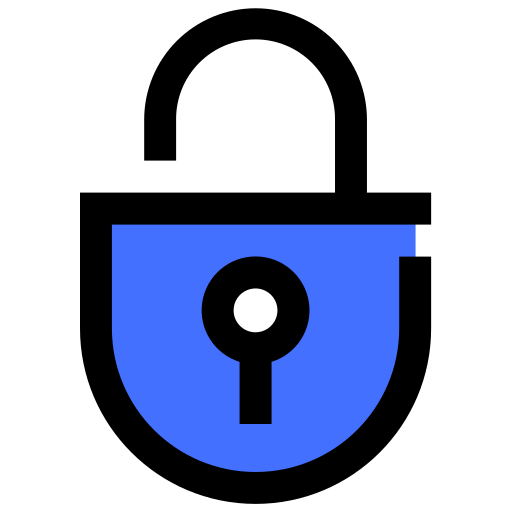 beveiliging Inipagistudio Blue icoon