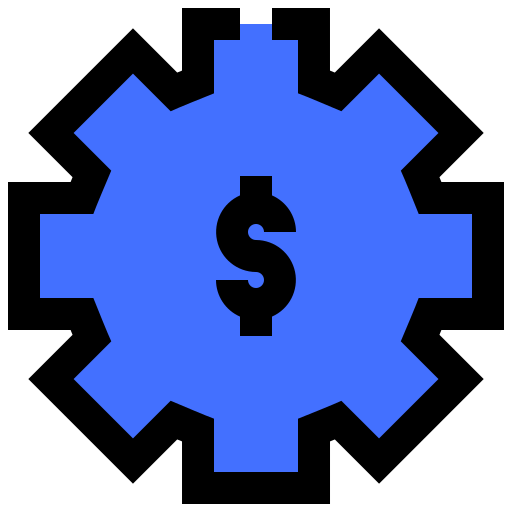 Money making Inipagistudio Blue icon