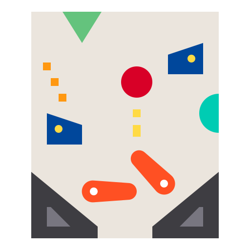 Pinball Payungkead Flat icon