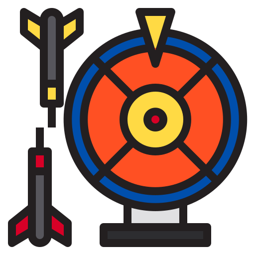 Darts Payungkead Lineal Color icon