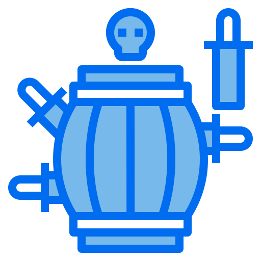 Barrel Payungkead Blue icon