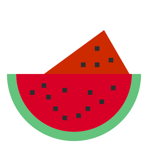 wassermelone Payungkead Flat icon