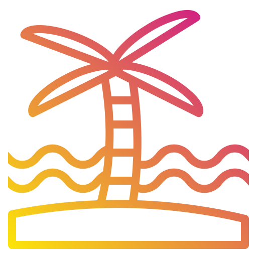 palme Payungkead Gradient icon