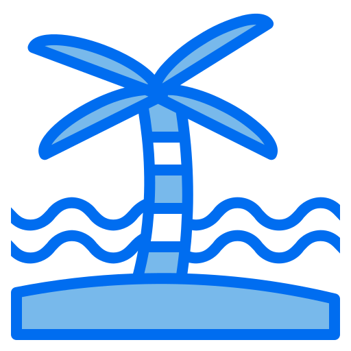 ヤシの木 Payungkead Blue icon