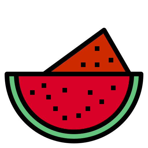 wassermelone Payungkead Lineal Color icon