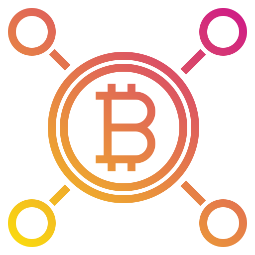 bitcoin Payungkead Gradient icon