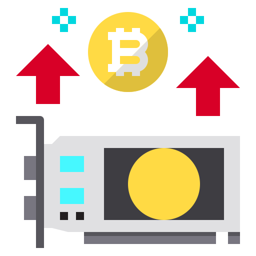 bitcoiny Payungkead Flat ikona