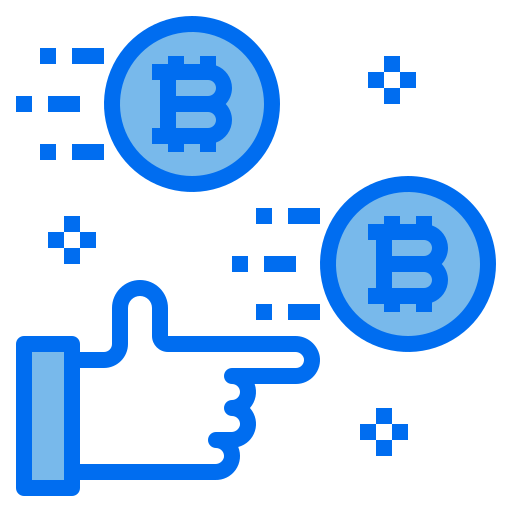 bitcoiny Payungkead Blue ikona