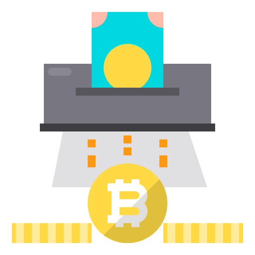 bitcoiny Payungkead Flat ikona