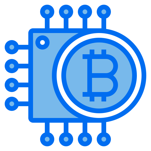 Bitcoin Payungkead Blue icono