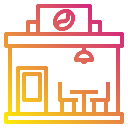 Кофейный магазин Payungkead Gradient иконка