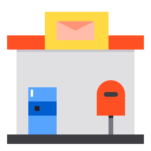 postkantoor Payungkead Flat icoon