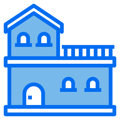 Casa Payungkead Blue Ícone