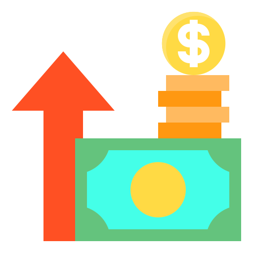 crescita del denaro Payungkead Flat icona