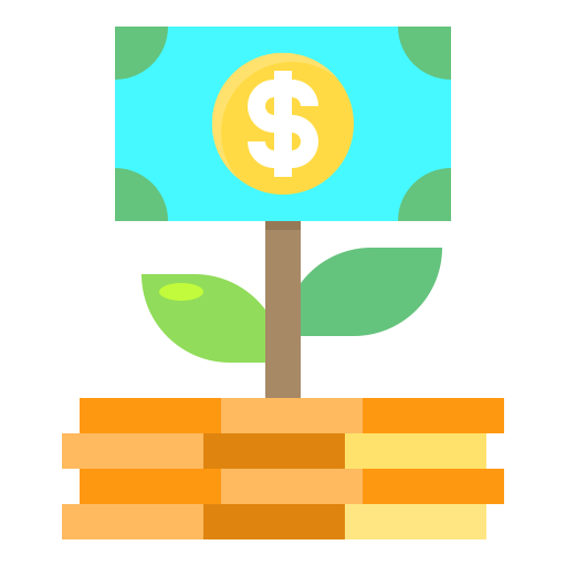 お金の増加 Payungkead Flat icon
