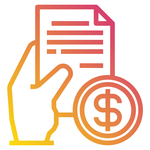 Money Payungkead Gradient icon