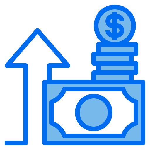 geldmengenwachstum Payungkead Blue icon