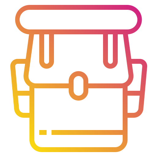 Backpack Payungkead Gradient icon