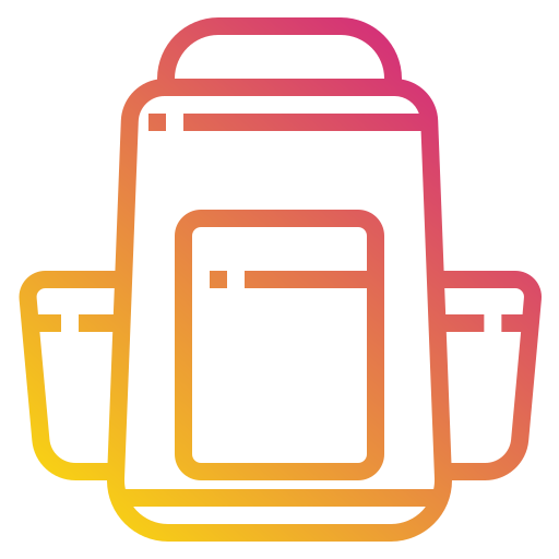 Backpack Payungkead Gradient icon