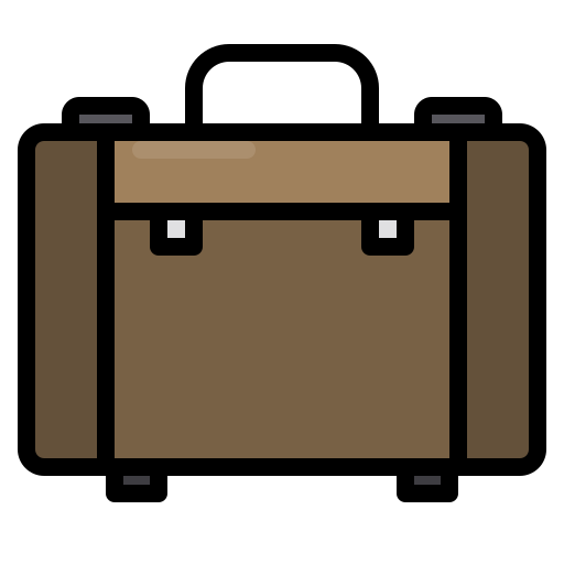 Briefcase Payungkead Lineal Color icon