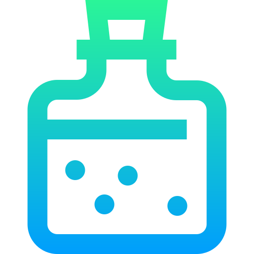 Botella Super Basic Straight Gradient icono