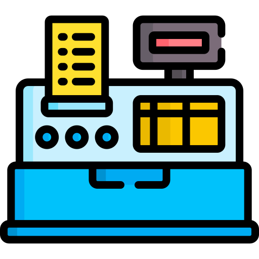 Cashier machine Special Lineal color icon