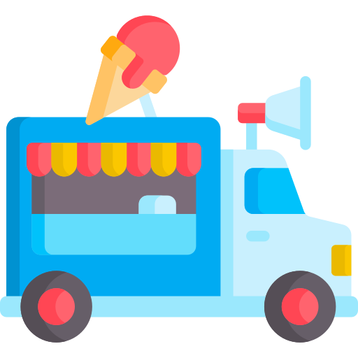 Camión de los helados Special Flat icono