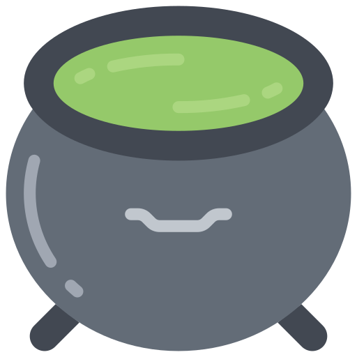 Cauldron Juicy Fish Flat icon