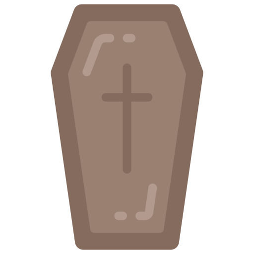 Coffin Juicy Fish Flat icon