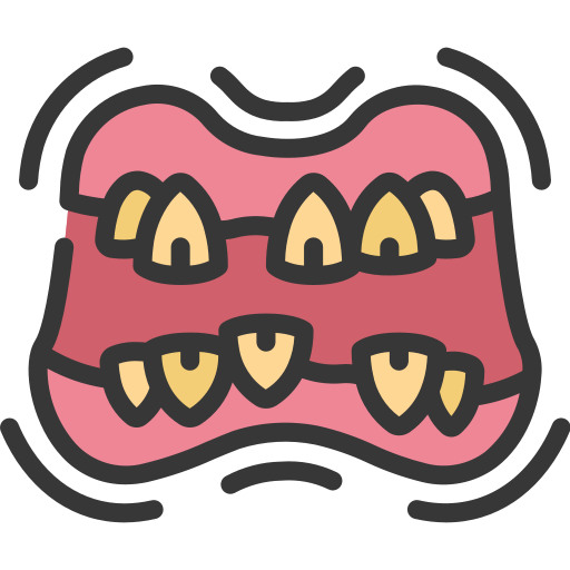 La boca abierta Juicy Fish Soft-fill icono
