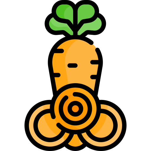 Zanahoria Special Lineal color icono