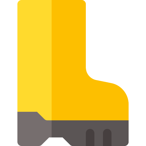 Rain boots Basic Rounded Flat icon