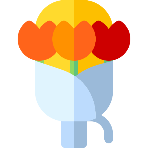 Ramo de flores Basic Rounded Flat icono